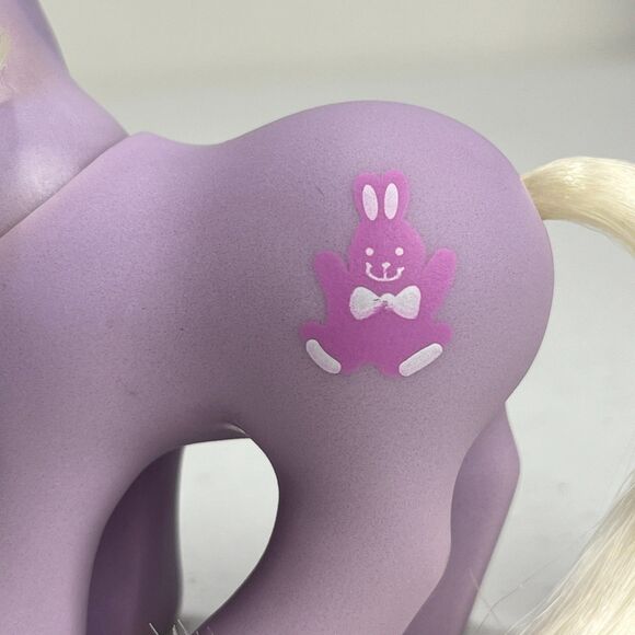 VTG My Little Pony G1 Peek A Boo Baby Noddins Unicorn Purple Bunny Hasbro 1987 - Picture 13 of 16
